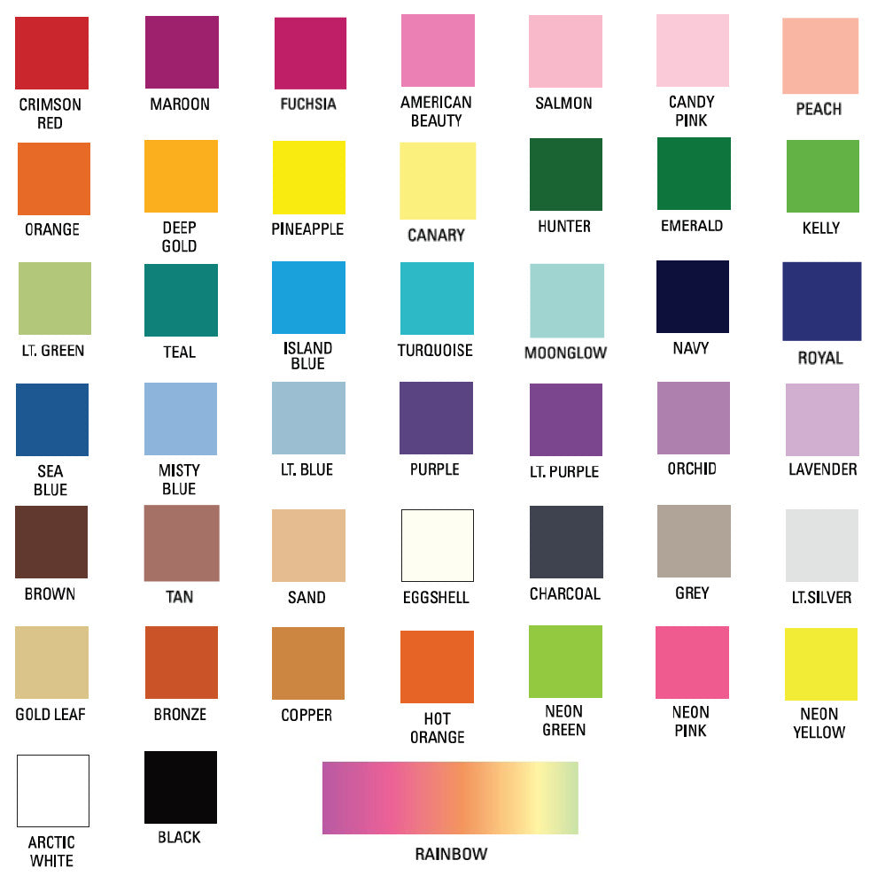 Flat 2" Ribbon (per 10 feet)